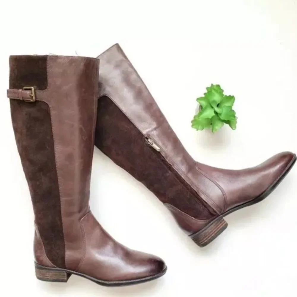 Sam Edelman Brown Patton riding boots
